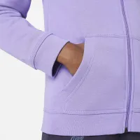 Liverpool FC Club Fleece Third Big дитячі (для хлопчиків) Nike Soccer Full-Zip Толстовка з капюшоном колір фіолетовий