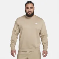 Nike Sportswear Club Fleece чоловічі Crew колір коричневий