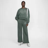 Nike Sportswear Phoenix Fleece жіноча Over-оверсайз Crew-Neck світшот колір зелений