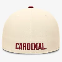 Stanford Cardinal Primetime True мужские Nike Dri-FIT College Fitted Hat цвет коричневый