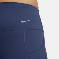 Nike Go женская Firm-Support С высокой Талией 7/8 лосины с карманамисиний