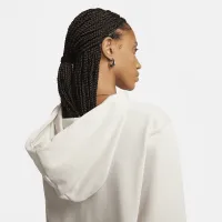 Nike Sportswear Chill Terry женская Loose Full-Zip French Terry Толстовка с капюшоном цвет коричневый