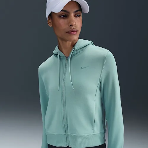 Nike Therma-FIT One женская Full-Zip Толстовка с капюшоном цвет зеленый