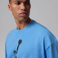 Nike Jordan мужские оверсайз Shirt синий