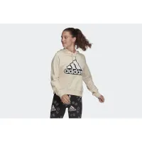 Кофта/футболка adidas Essentials Outlined Logo Толстовка с капюшоном HC9179 - бежевая
