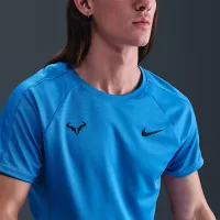 Rafa Challenger чоловічі Nike Dri-FIT Short-Sleeve Tennis Top блакитний