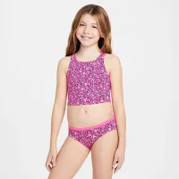 Nike Swim Big детские (Girls') Spiderback Midkini набор Pink