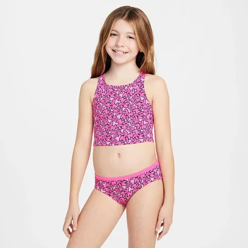 Nike Swim Big дитячі (Girls') Spiderback Midkini комплект Pink