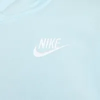 Nike Sportswear Club Fleece Big детские оверсайз Pullover Толстовка с капюшоном синий