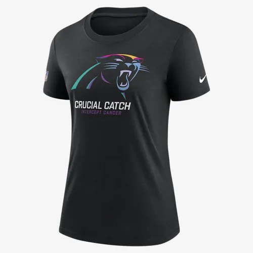 Carolina Panthers Crucial Catch женская Nike NFL футболка цвет черный