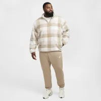 Nike Club чоловічі Winterized Half-Zip колір коричневий