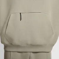 Nike Tech мужские Fleece Толстовка с капюшоном цвет зеленый