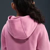 Nike Club Little детские Chenille Pullover Толстовка с капюшоном Pink