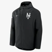 New York Mets Authentic Collection Men’s Nike Therma MLB Full-Zip Куртка колір чорний