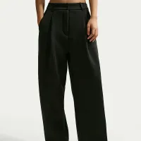 Nike Sportswear жіноча Loose Mid-Rise Fleece Trousers колір чорний