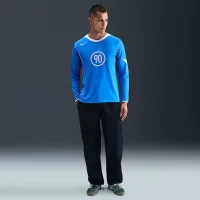 Nike Total 90 мужские Dri-FIT Long-Sleeve Soccer Top синий