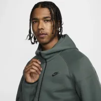 Nike Sportswear Tech Fleece Windrunner мужские Full-Zip Толстовка с капюшоном цвет зеленый