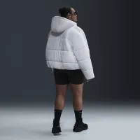 Nike Sportswear Classic Puffer жіноча Therma-FIT Loose Hooded Куртка (великі розміри) колір білий
