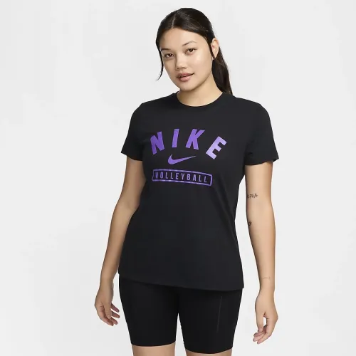 Nike жіноча волейбольні футболка колір чорний