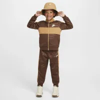 Nike Dri-FIT Sportswear Textuцвет красный Club Little детские 2-Piece Tricot набор цвет коричневый