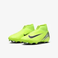 Nike Jr. Mercurial Superfly 10 Academy Little/Big детские MG High-Top футбольные бутсы Yellow