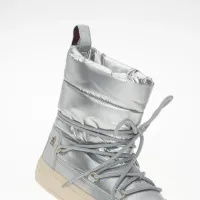 Кросівки Tommy Hilfiger Lace-Up Metallic Snowboot FW0FW08442-0IN - Срібні