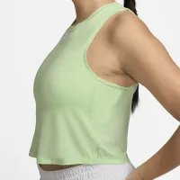 Nike One Classic женская Dri-FIT Cropped Tank Top цвет зеленый