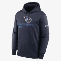 Tennessee Titans Men’s Nike Therma NFL Pullover Толстовка з капюшоном блакитний