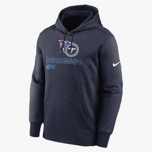 Tennessee Titans Men’s Nike Therma NFL Pullover Толстовка з капюшоном блакитний