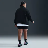 Nike Sportswear Club Fleece женская Loose Track Куртка (большие размеры) цвет черный