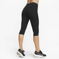 Nike Universa женская Medium-Support С высокой Талией Capri лосины с карманамицвет черный