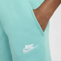 Nike Sportswear Club Fleece Big дитячі French Terry шорти колір зелений