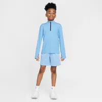 Nike Multi Big дитячі (для хлопчиків) Dri-FIT UV Long-Sleeve 1/2-Zip Top блакитний