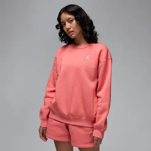 Nike Jordan Brooklyn Fleece женская Crew-Neck свитшот Pink