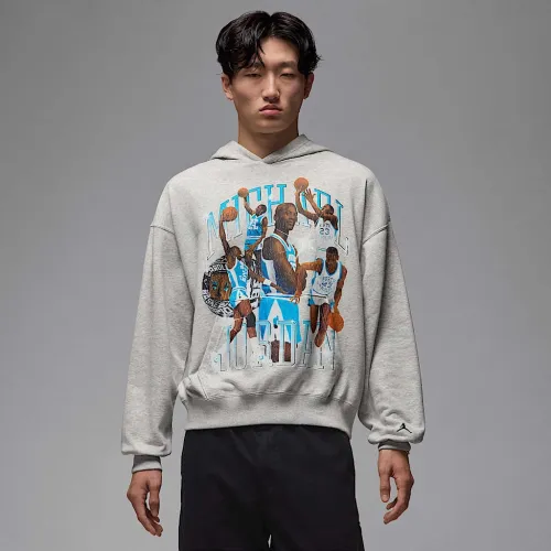 Nike Jordan Flight чоловічі оверсайз Pullover Толстовка з капюшоном колір сірий