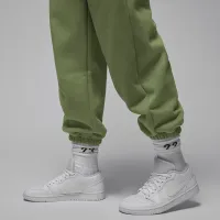 Nike Jordan Flight Fleece женская Pants цвет зеленый