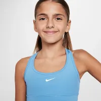 Nike Swoosh Girls' Sports Bra блакитний