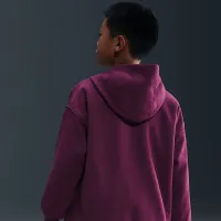 Nike Sportswear Club Fleece Big дитячі оверсайз Pullover Толстовка з капюшоном колір червоний