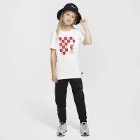 Liverpool FC Big дитячі Nike Soccer Checkeколір червоний футболка колір білий
