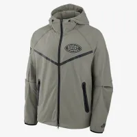 New York Jets Rivalries Collection Tech мужские Nike NFL Full-Zip Куртка цвет серый