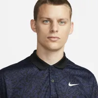 Nike Dri-FIT Victory+ мужские Allover Print для гольфа Polo синий