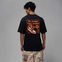 Nike Jordan AJ1 мужские футболка цвет черный