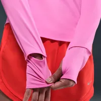 Nike Swift жіноча Dri-FIT UV Long-Sleeve Crew-Neck Running Top Pink