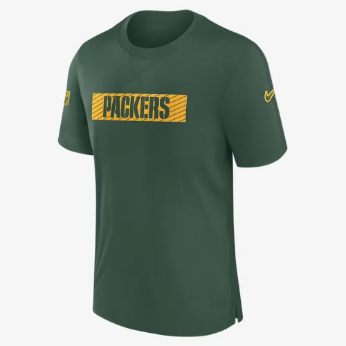 цвет зеленый Bay Packers Sideline Player мужские Nike Dri-FIT NFL футболка цвет зеленый