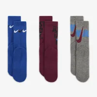 Nike Graphic Dri-FIT Crew носки (3 пары) Little детские носки синий