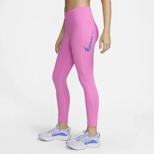 Nike Fast жіноча Mid-Rise 7/8 Running лосіни з кишенямиколір червоний