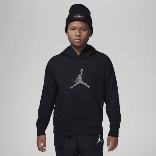 Nike Jordan MJ Essentials Member Pullover Big Kids Толстовка с капюшоном цвет черный