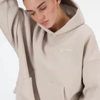 Кофта/футболка New Balance WT33531MNK - бежевая