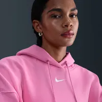 Nike Sportswear Phoenix Fleece жіноча Over-оверсайз Pullover Толстовка з капюшоном Pink