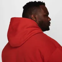 Nike Solo Swoosh мужские Fleece Pullover Толстовка с капюшоном цвет красный